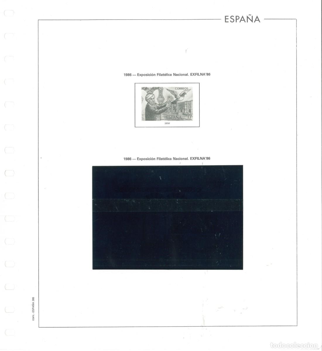 Sellos: Hojas Espa&ntilde;a 1986 Edifil - Foto 2