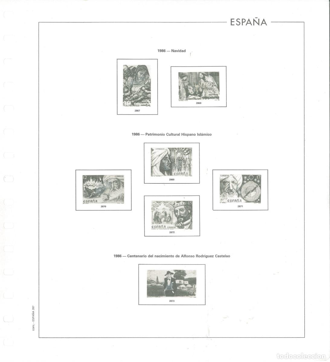 Sellos: Hojas Espa&ntilde;a 1986 Edifil - Foto 5