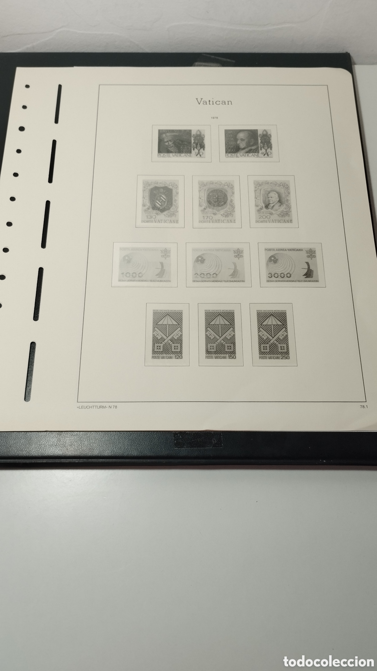 Sellos: 2 Hojas Vaticano Leuchtturm 1978 - Foto 3
