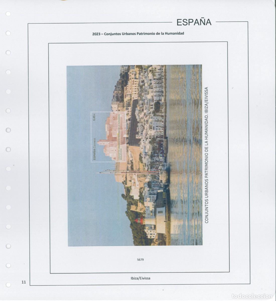 Sellos: Espa&ntilde;a. Hojas 2023 en color, con estuches - Foto 13