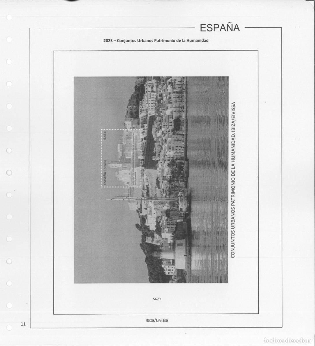 Sellos: Espa&ntilde;a. Hojas 2023 con estuches - Foto 13