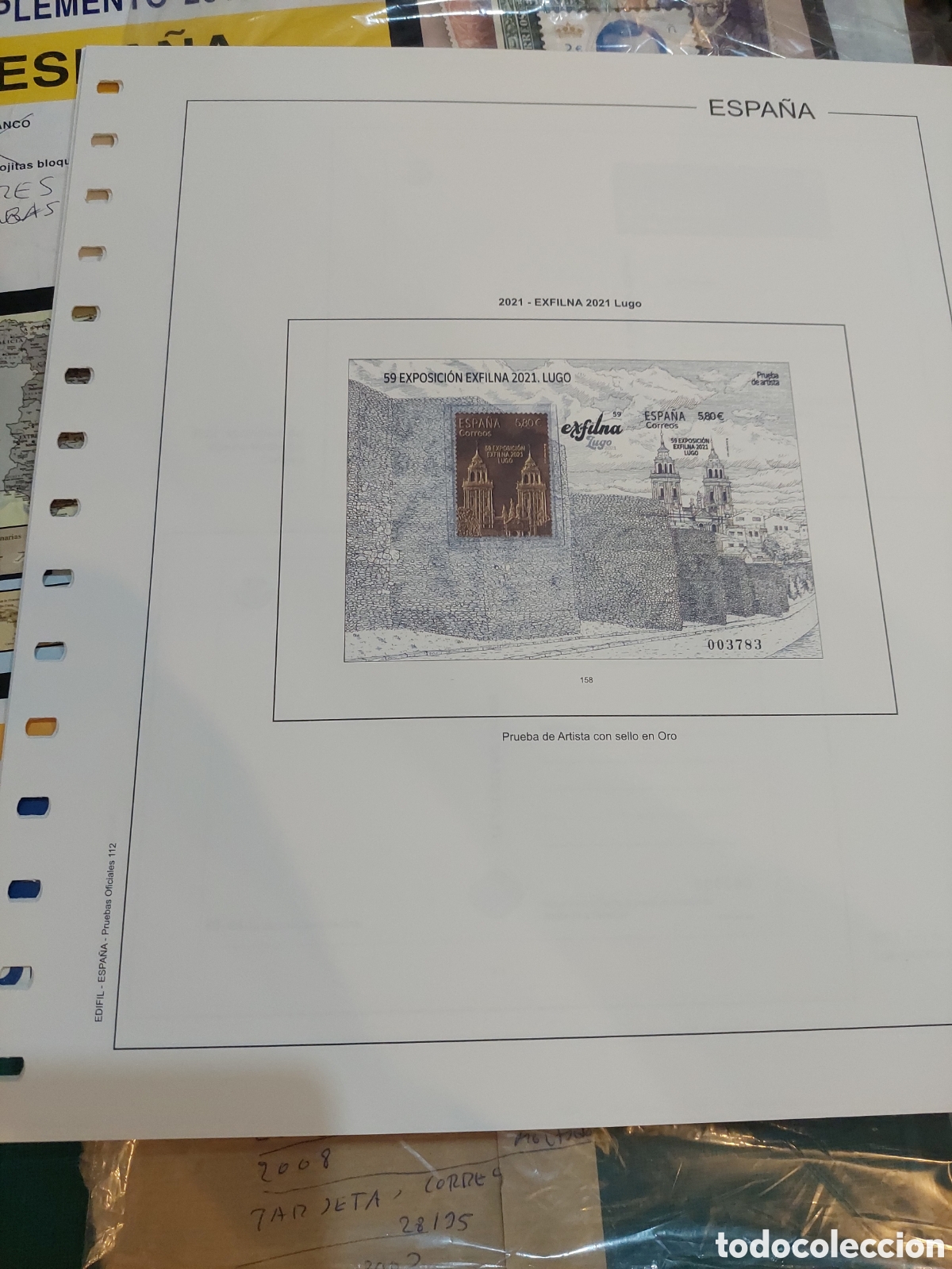Sellos: 2021 hojas pruebas edifil sin montar - Foto 6