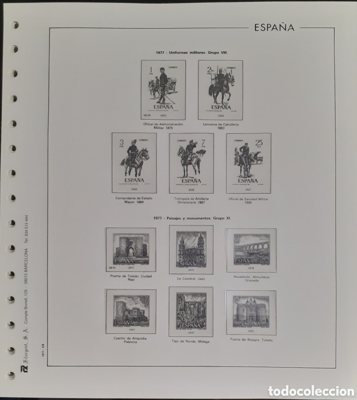Sellos: Hojas Sellos Espa&ntilde;a 1971 a 1994 - Foto 2