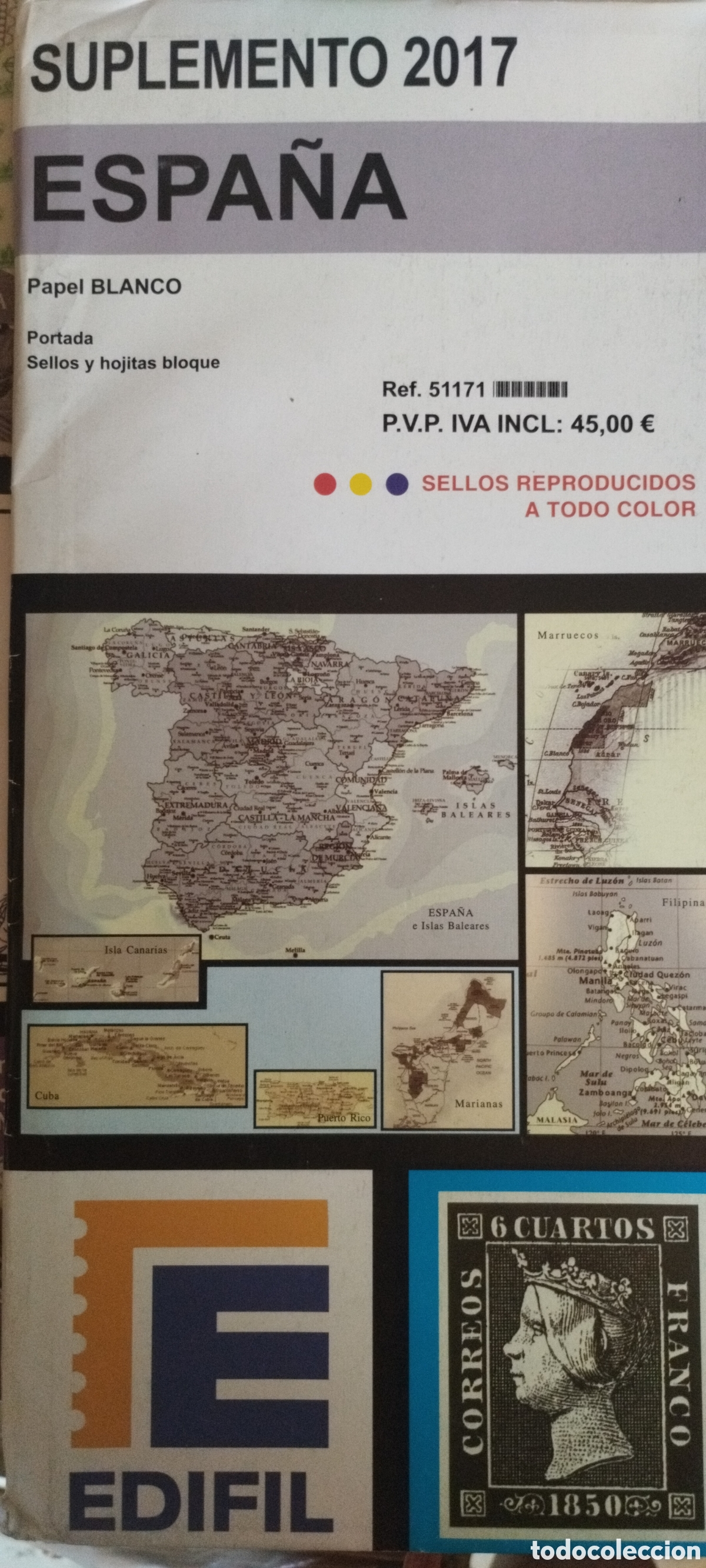 Sellos: Suplemento Edifil 2017 sin montar - Foto 1