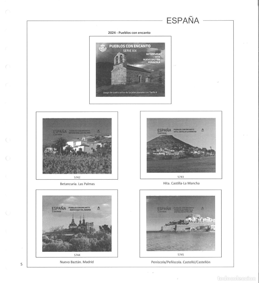 Sellos: Espa&ntilde;a. Hojas 2024 sin estuches - Foto 6
