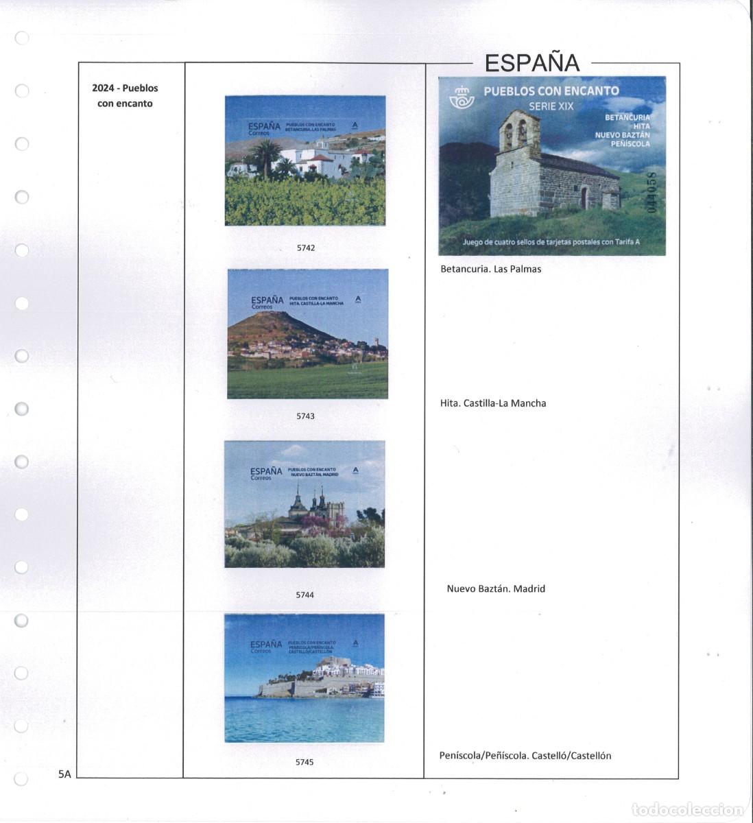 Sellos: Espa&ntilde;a. Hojas 2024 sin estuches - Foto 7