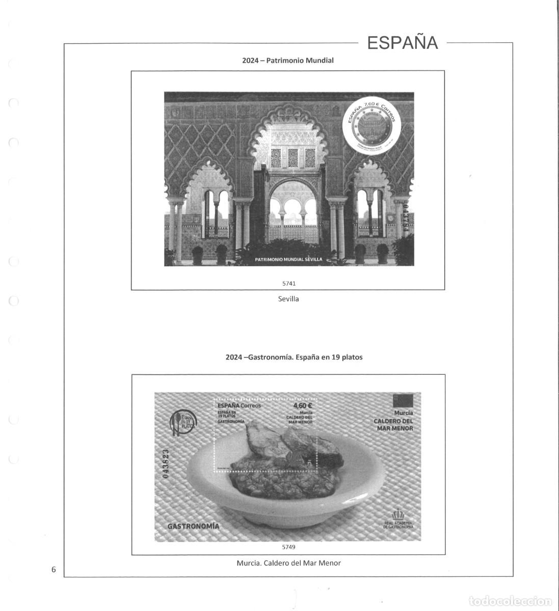 Sellos: Espa&ntilde;a. Hojas 2024 sin estuches - Foto 8