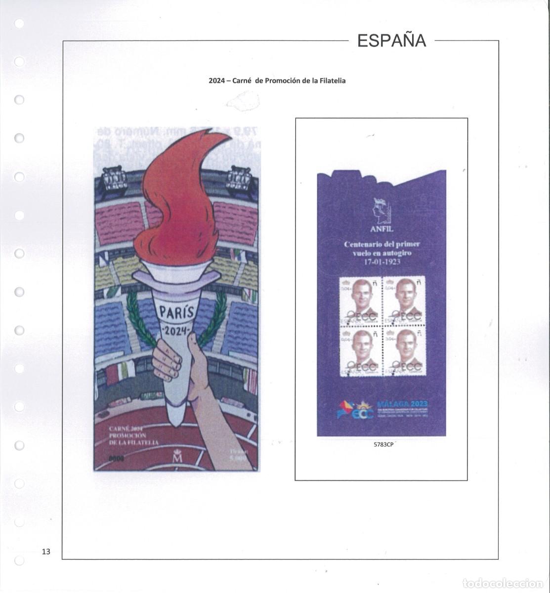 Sellos: Espa&ntilde;a. Hojas 2024 sin estuches - Foto 15