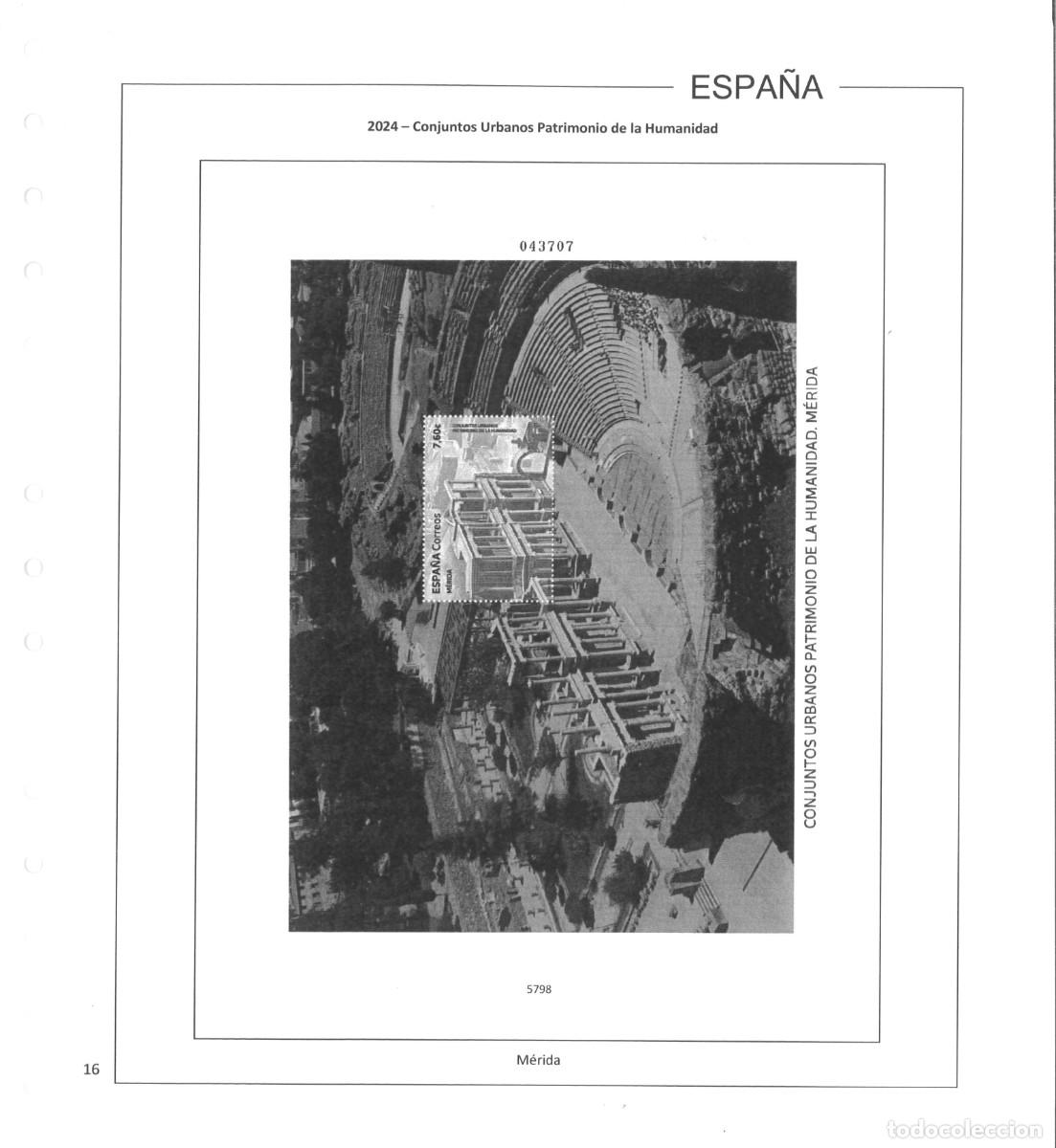 Sellos: Espa&ntilde;a. Hojas 2024 sin estuches - Foto 18