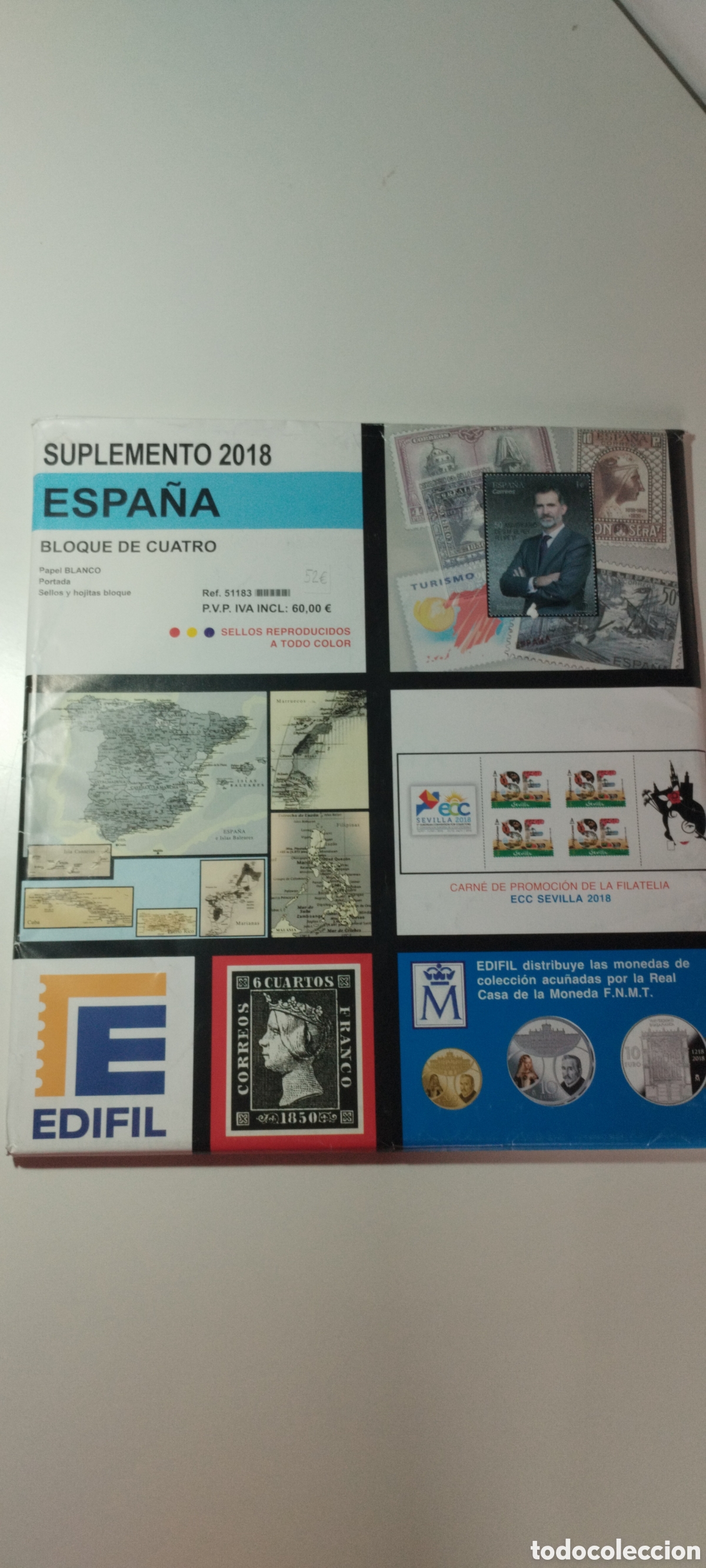 Sellos: Suplemento Espa&ntilde;a Edifil 2018 Bloque 4 - Foto 1
