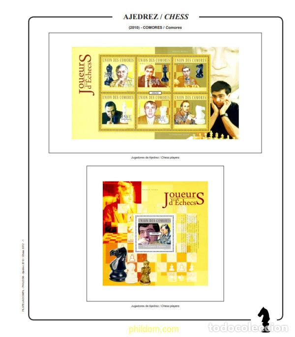 Sellos: Suplemento Ajedrez 2012 Montado - Foto 1