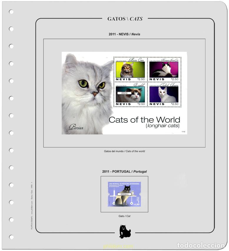 Sellos: Supl.Gatos 2009/2011 Sin montar - Foto 4