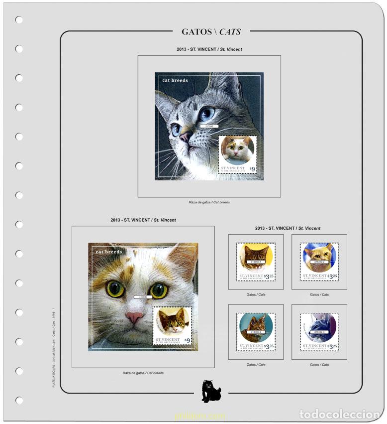 Sellos: Supl.Gatos 2012/2013 Sin montar - Foto 2