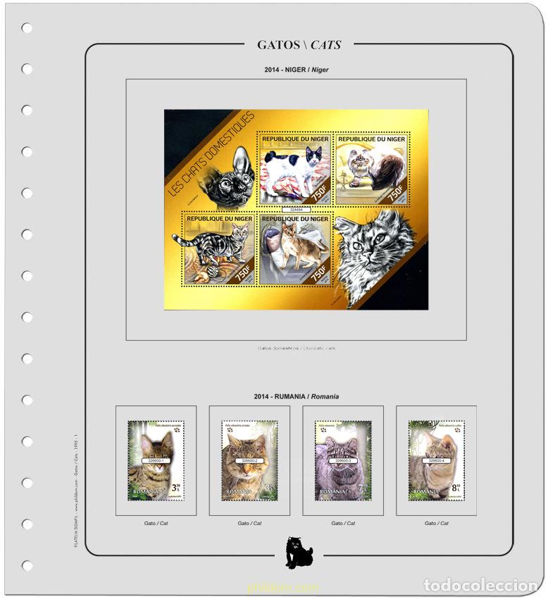 Sellos: Supl.Gatos 2014/2015 Sin montar - Foto 3