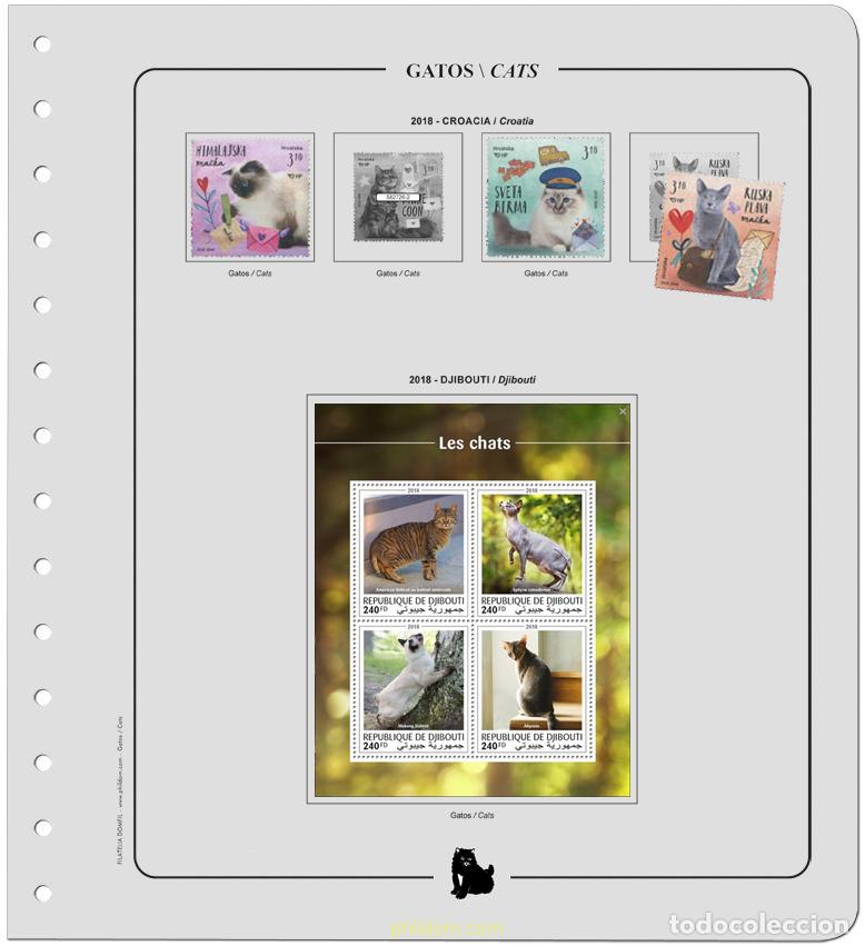 Sellos: Supl.Gatos 2018 Montado - Foto 2