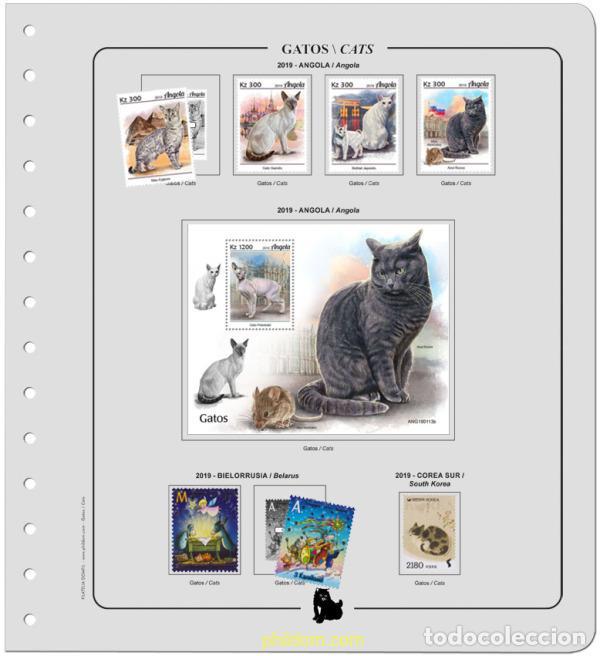 Sellos: Supl.Gatos 2019 Sin Montar - Foto 1