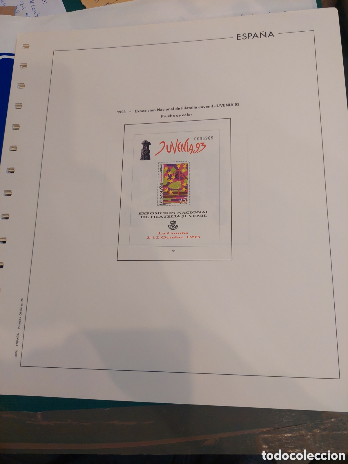 Sellos: 1993 EDIFIL hojas pruebas espa&ntilde;a - Foto 1
