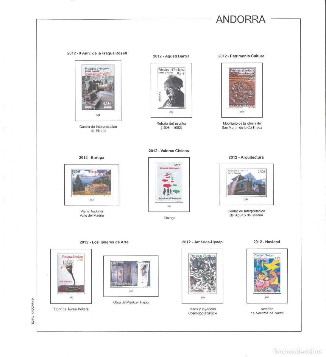 Sellos: Hojas Andorra 2012 Filabo. - Foto 7