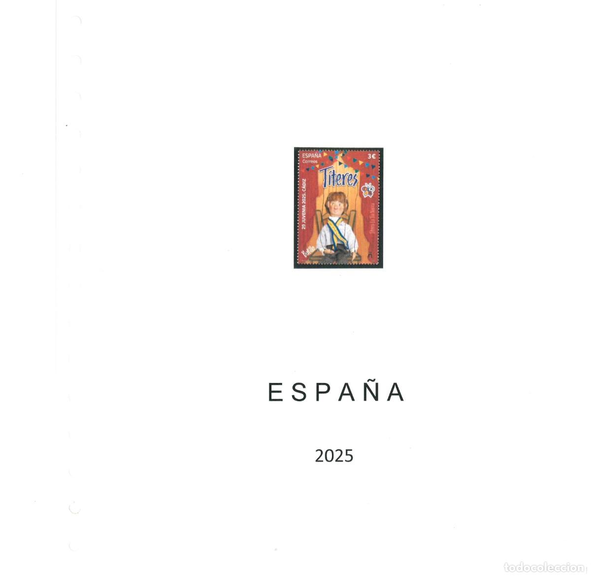 Sellos: Espa&ntilde;a. Hojas 2025, con estuches - Foto 1