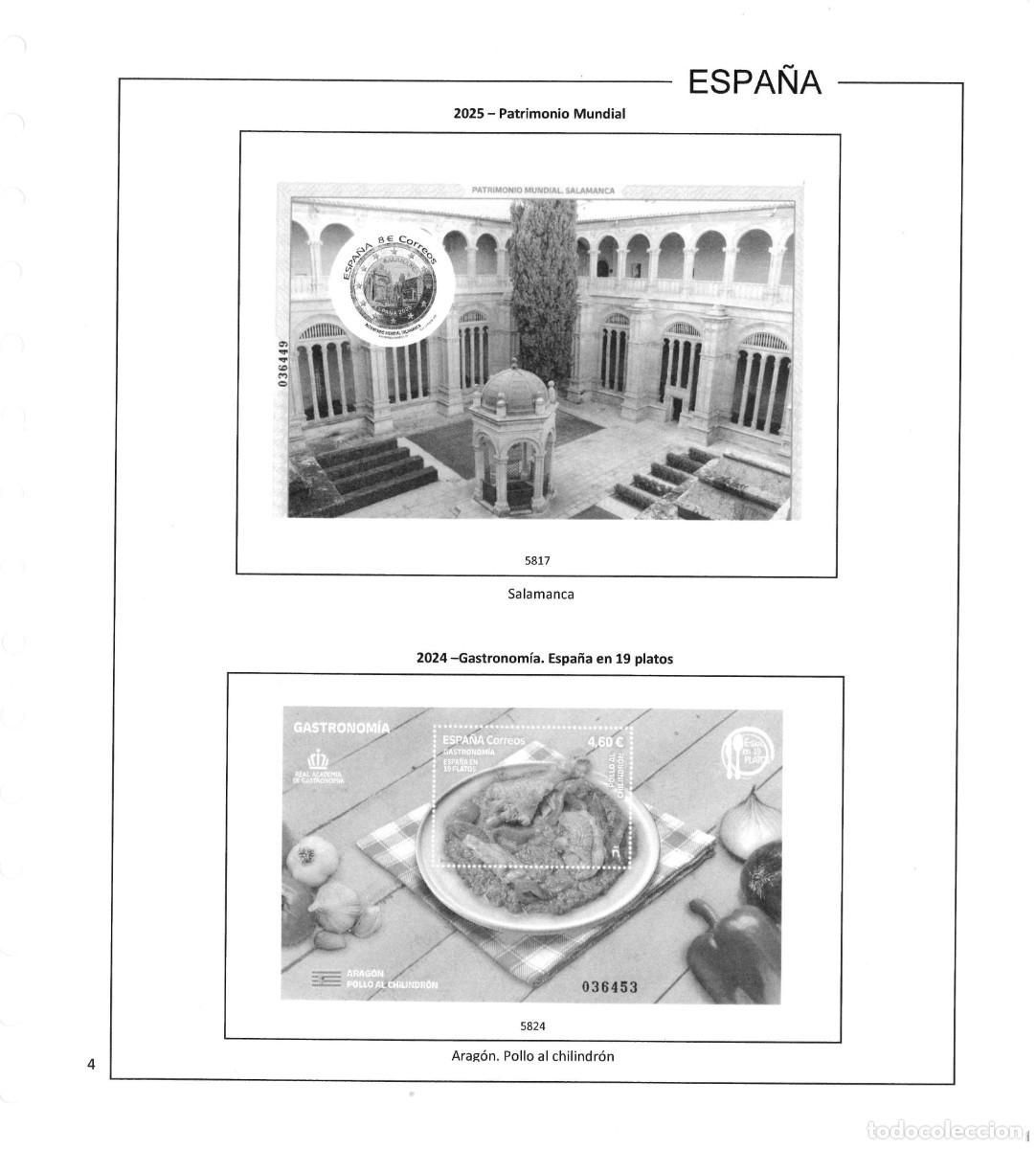 Sellos: Espa&ntilde;a. Hojas 2025, con estuches - Foto 5