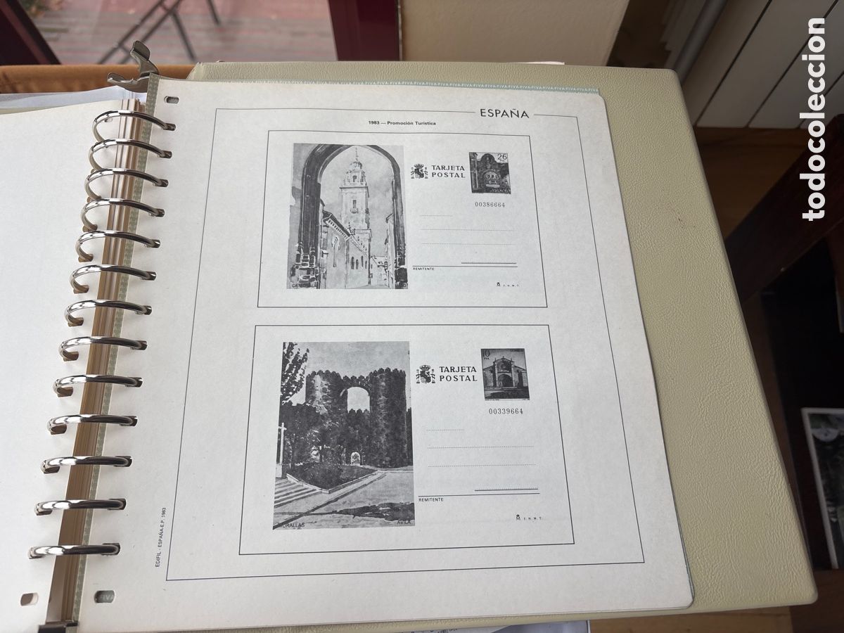 Briefmarken: Hoja Edifil 1983. Promoci&oacute;n tur&iacute;stica Lugo y &Aacute;vila. Son postales. ASM