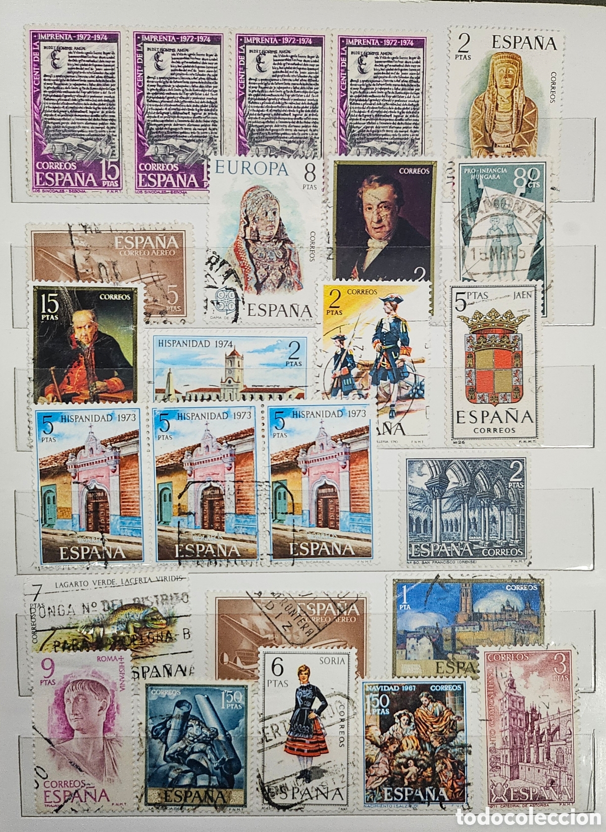 Sellos: Lote de 25 sellos de Espa&ntilde;a variados - Foto 1