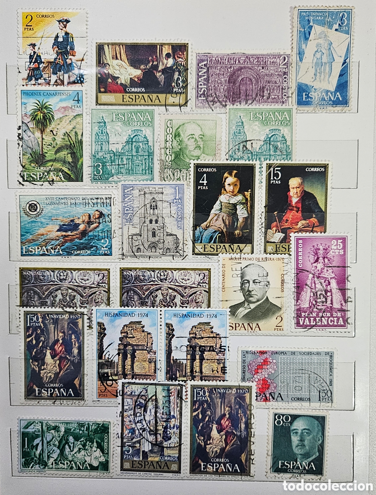 Sellos: Lote de 24 sellos de Espa&ntilde;a variados - Foto 1