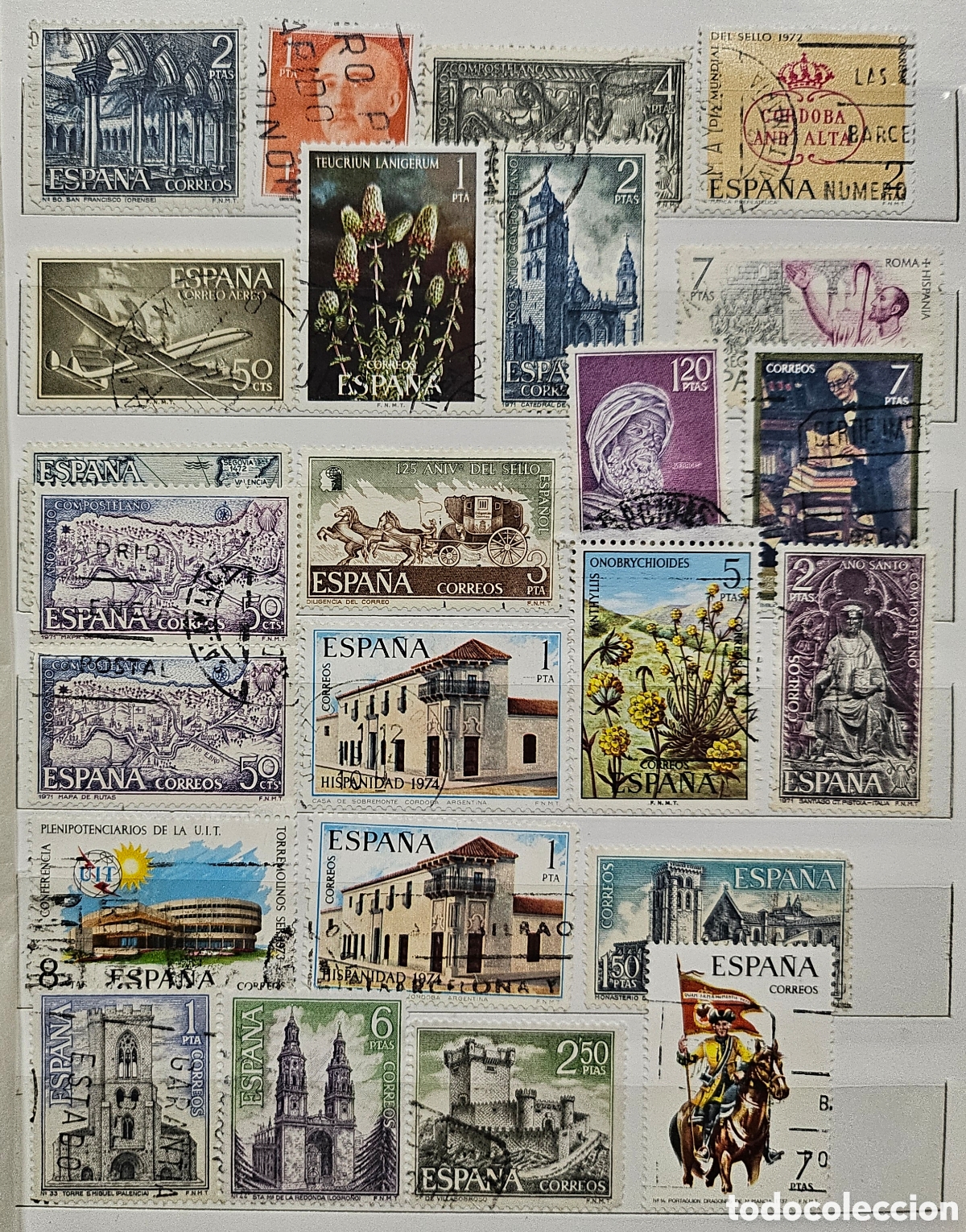 Sellos: Lote de 24 sellos de Espa&ntilde;a variados - Foto 1