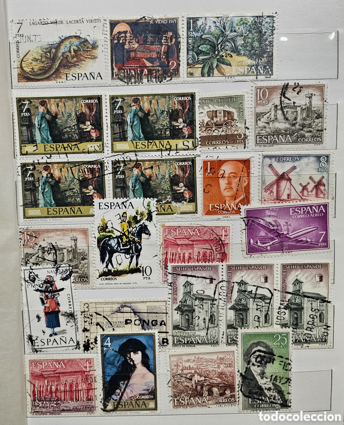 Sellos: Lote de 24 sellos de Espa&ntilde;a variados - Foto 1