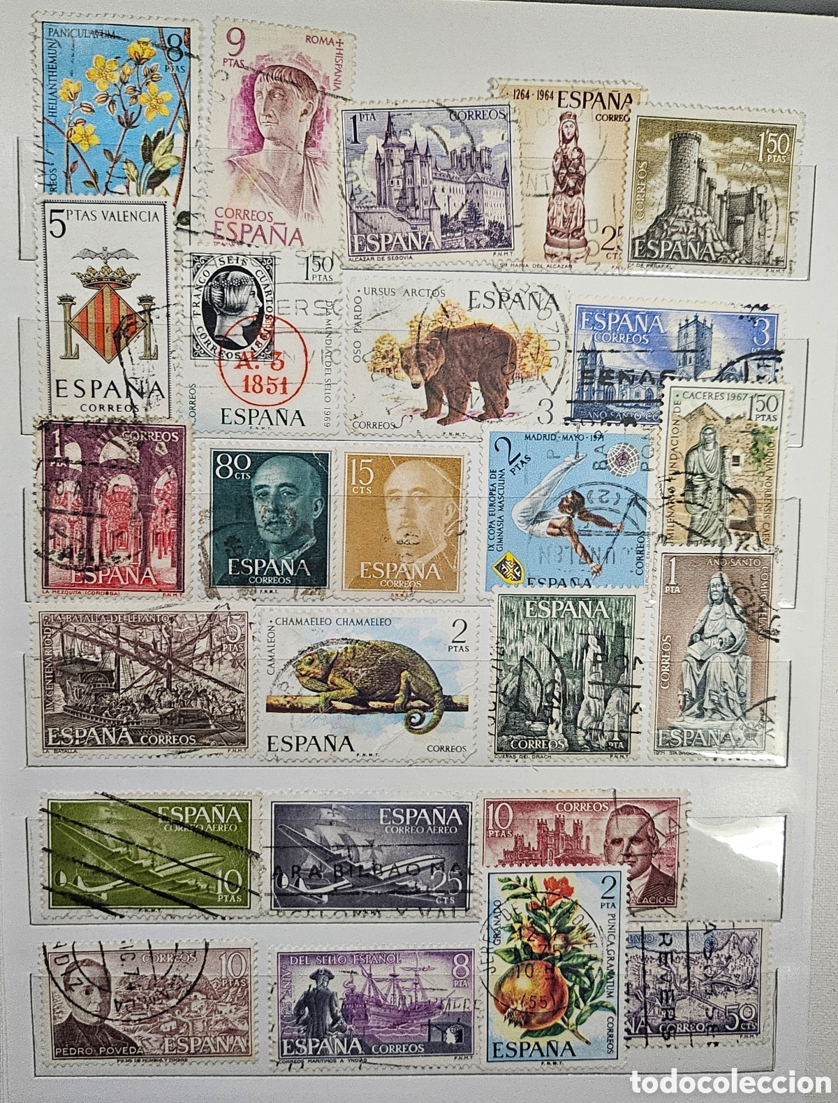 Sellos: Lote de 25 sellos de Espa&ntilde;a variados - Foto 1