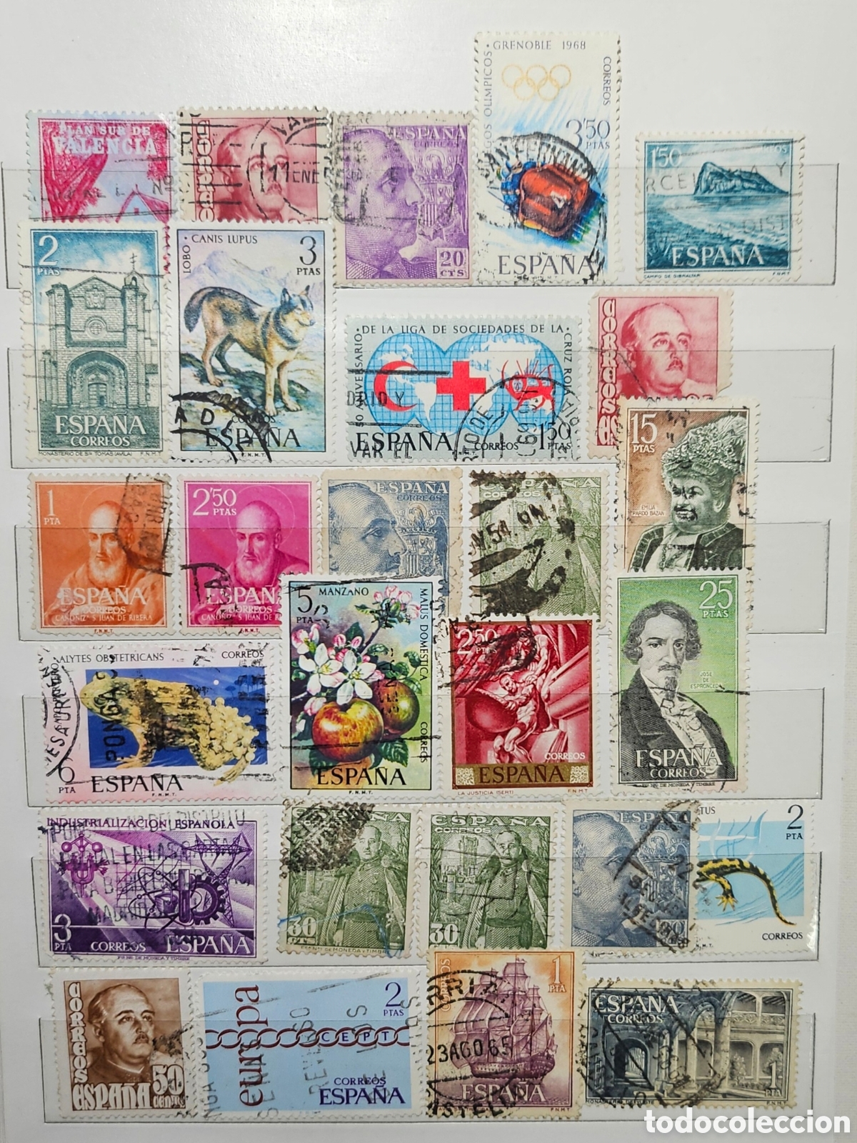 Sellos: Lote de 27 sellos de Espa&ntilde;a variados - Foto 1