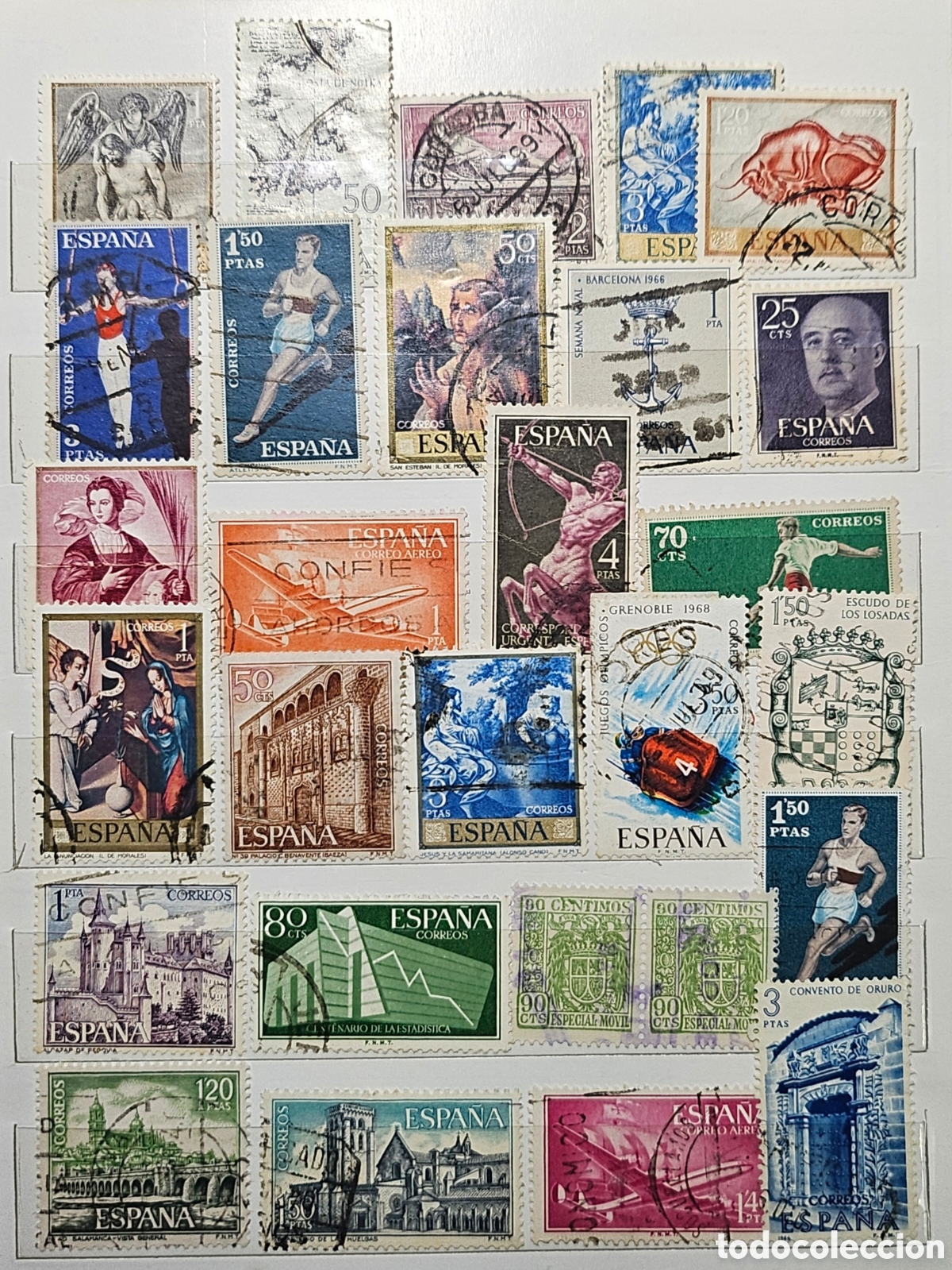 Sellos: Lote de 28 sellos de Espa&ntilde;a variados - Foto 1