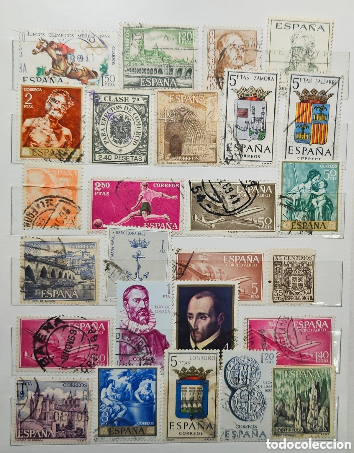 Sellos: Lote de 26 sellos de Espa&ntilde;a variados - Foto 1