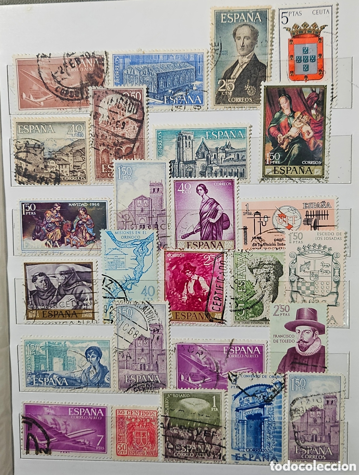 Sellos: Lote de 26 sellos de Espa&ntilde;a variados - Foto 1
