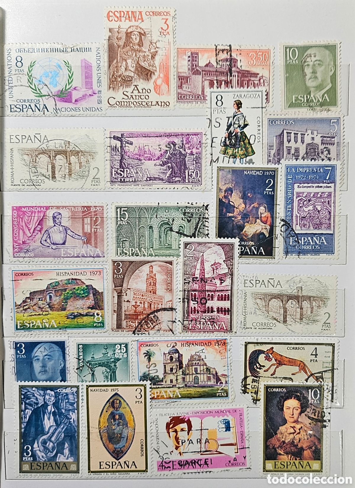 Sellos: Lote de 24 sellos de Espa&ntilde;a variados - Foto 1