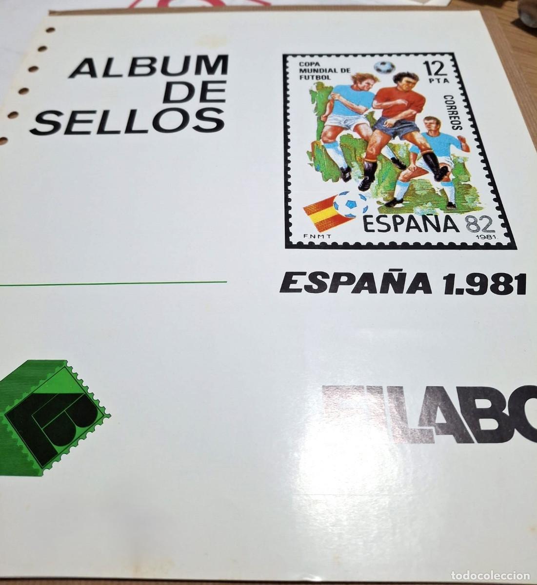 Timbres: !!LIQUIDACI&Oacute;N!! Suplemento FILABO: &rdquo;ESPA&Ntilde;A 1981&rdquo; Montado Negro. Ver descripci&oacute;n.