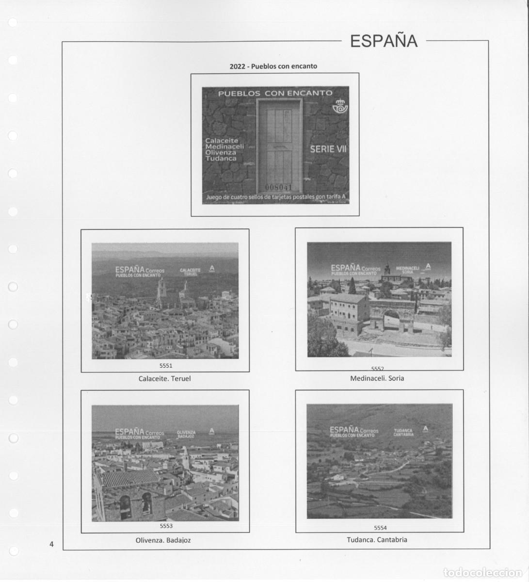 Sellos: Espa&ntilde;a. Hojas 2022 sin estuches. - Foto 6