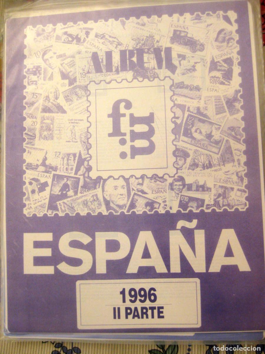 Sellos: !!LIQUIDACI&Oacute;N!! Suplemento fm: &rdquo;ESPA&Ntilde;A 1996 - II parte&rdquo;./ Sin Montar./ Nuevo, a estrenar.