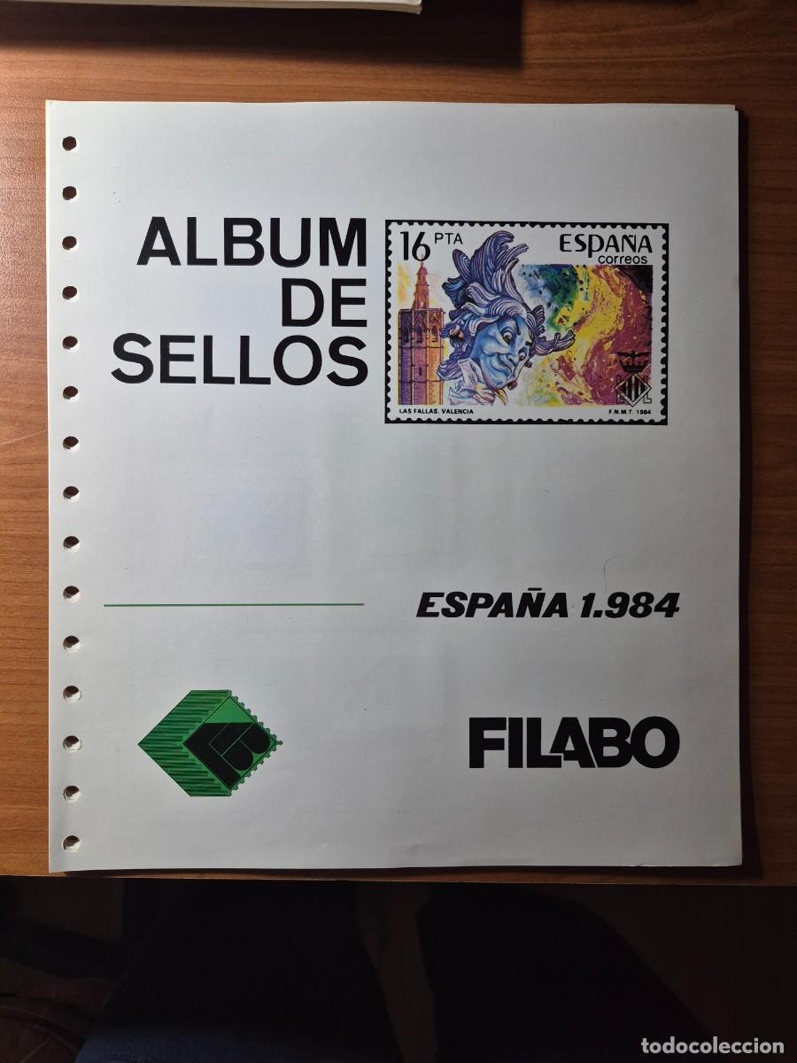 Sellos: Hojas FILABO a&ntilde;o 1984, ilustradas con filoestuches