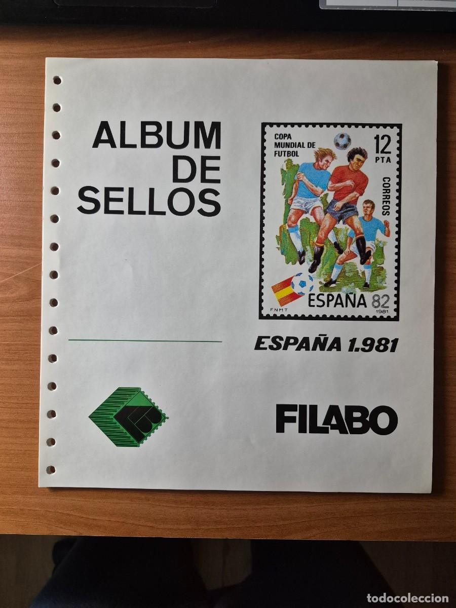 Sellos: Hojas FILABO a&ntilde;o 1981, ilustradas con filoestuches