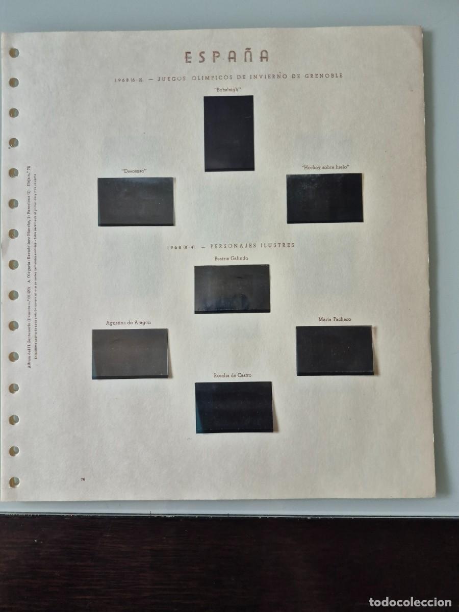 Sellos: Hojas OLEGARIO a&ntilde;o 1968 (76 a 82), crema con filoestuches