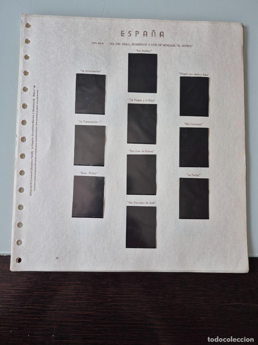 Sellos: Hojas OLEGARIO a&ntilde;o 1970 (89 a 95), crema con filoestuches