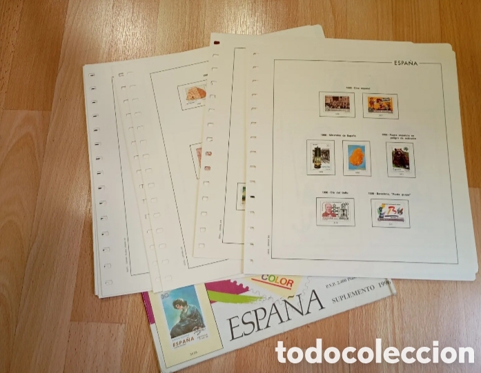 Sellos: ESPA&Ntilde;A A&Ntilde;O 1996 - HOJAS DE &Aacute;LBUM EDIFIL - SUPLEMENTO SIN MONTAR - NUEVO