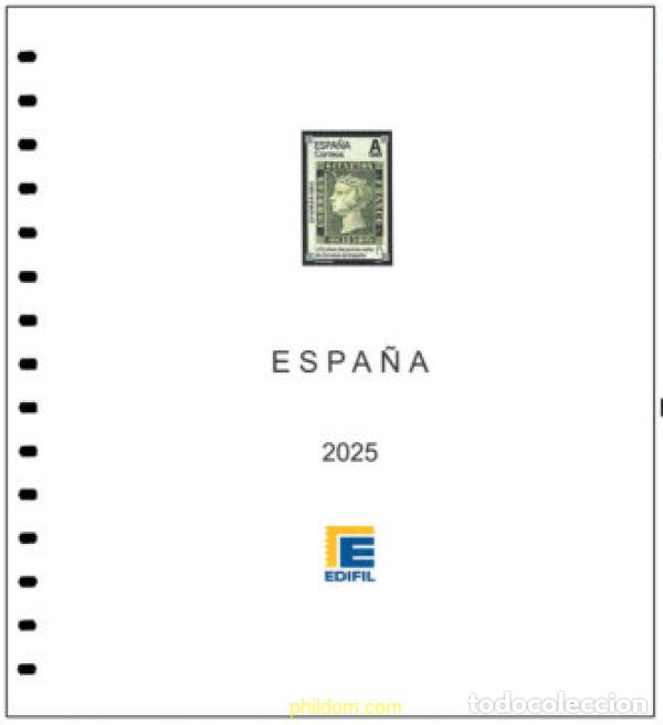 Sellos: Supl.Edifil 2025 Espa&ntilde;a Parcial montado