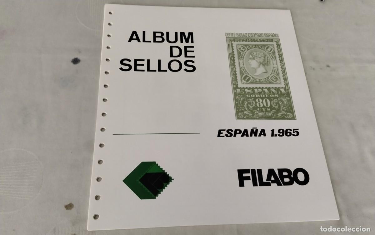 Stamps: ESPA&Ntilde;A HOJAS SELLOS FILABO ESPA&Ntilde;A A&Ntilde;O 1965 ,