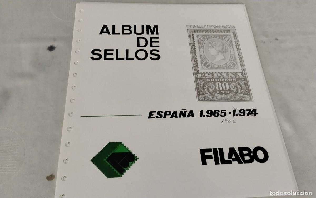 Stamps: ESPA&Ntilde;A HOJAS SELLOS FILABO ESPA&Ntilde;A A&Ntilde;O 1965 ,