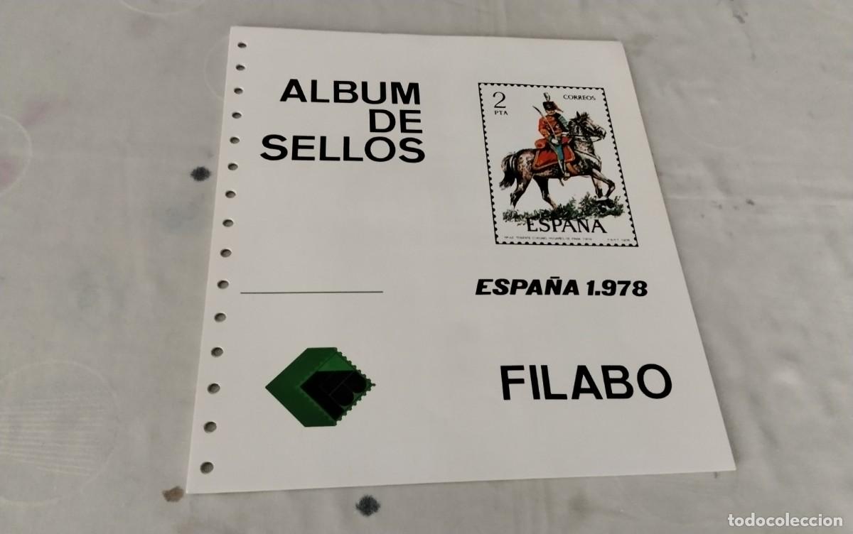 Sellos: ESPA&Ntilde;A , HOJAS SELLOS FILABO A&Ntilde;O 1978 , COMPLETO FILOSTUCHES TRANSPARENTES