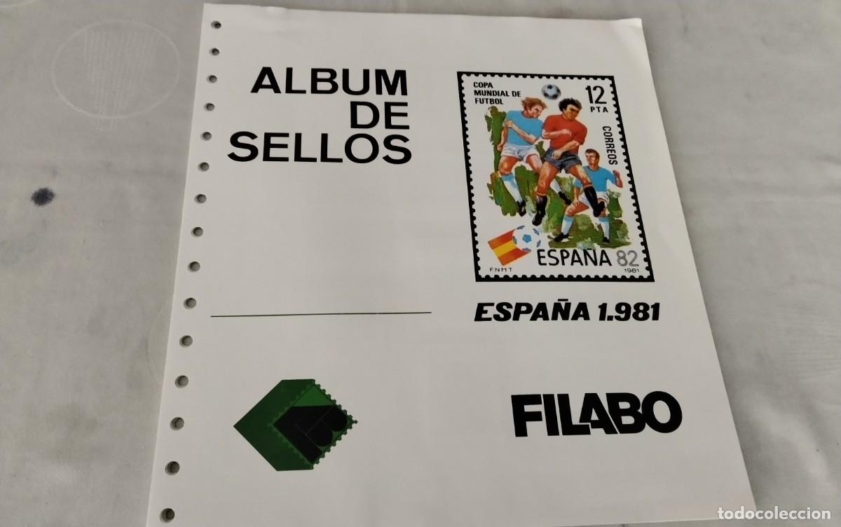 Stamps: ESPA&Ntilde;A , HOJAS SELLOS FILABO A&Ntilde;O 1981 , COMPLETO FILOSTUCHES TRANSPARENTES