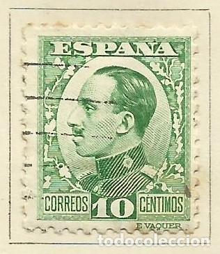 Selos: ESPA&Ntilde;A 1930-1931 - ALFONSO XIII - TIPO VAQUER DE PERFIL - EDIFIL 492 USADO