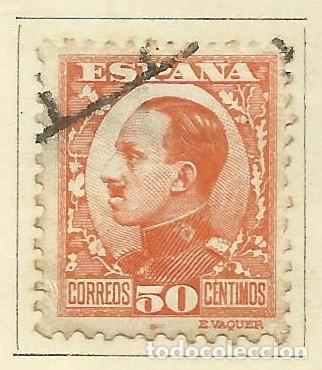 Sellos: ESPA&Ntilde;A 1930-1931 - ALFONSO XIII - TIPO VAQUER DE PERFIL - EDIFIL 498 USADO